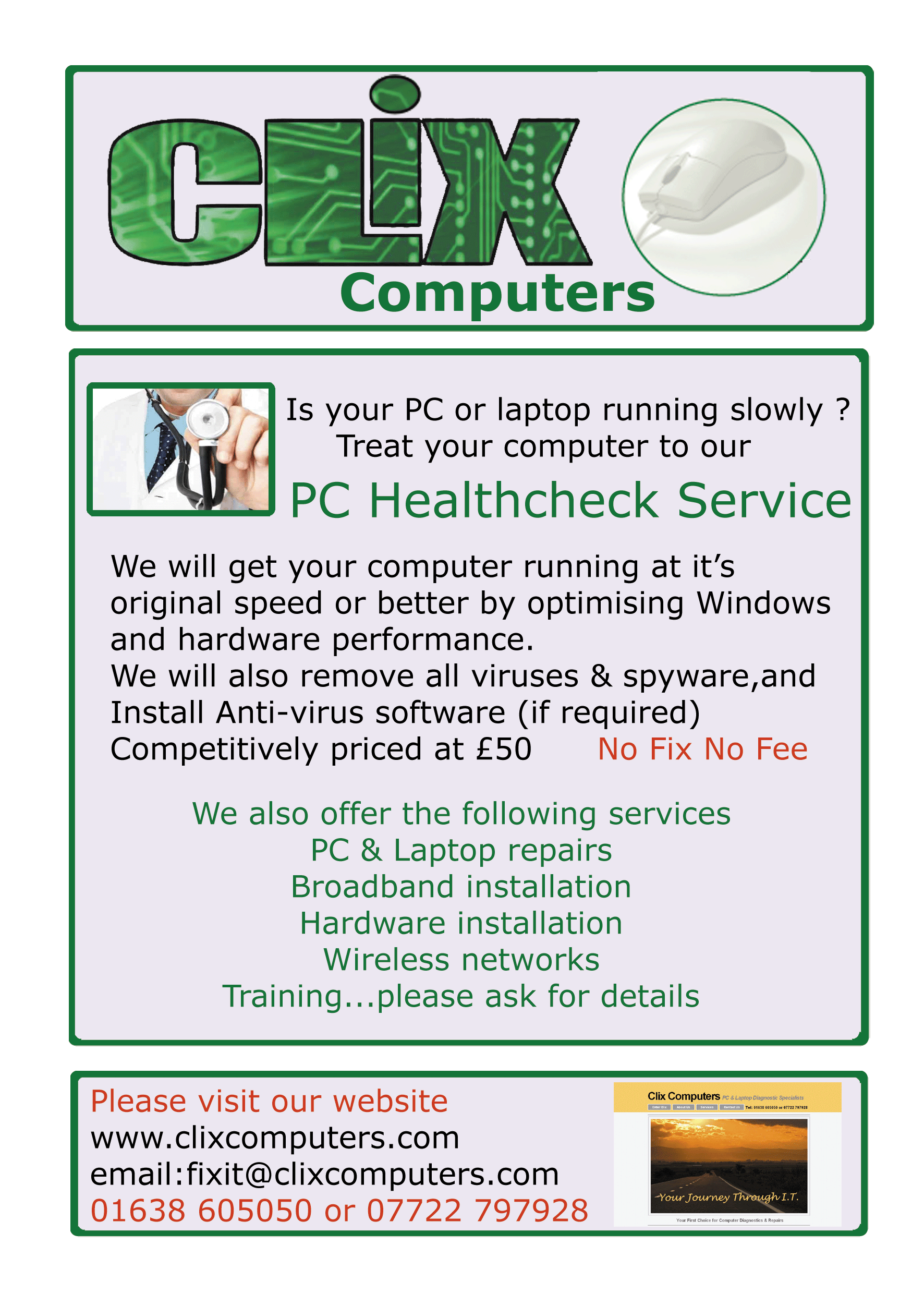Clix Flyer