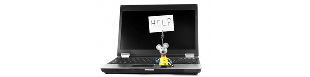 mouse on laptop image